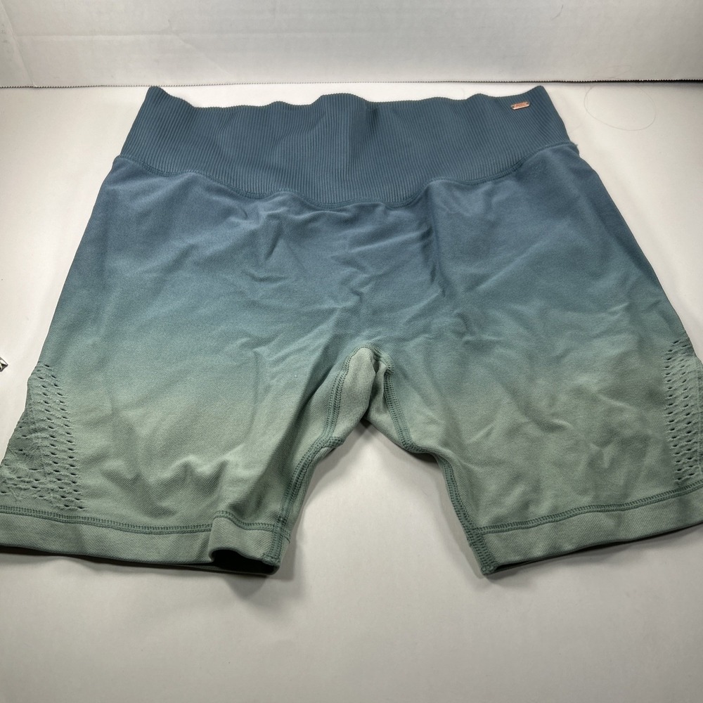 VS Pink Ombré Blue Biker Shorts Compression Medium